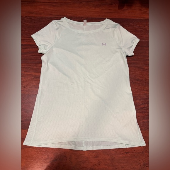 Under Armour Mint Green Athletic Tee - Picture 1 of 3
